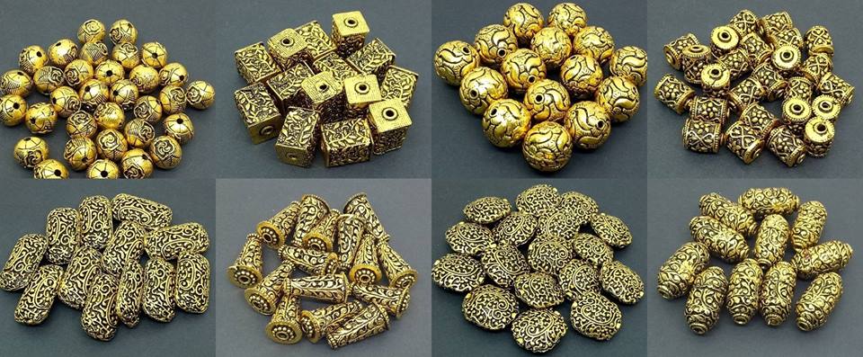 oxidised gold (antique gold)