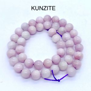 Natural Gemstone Beads, (KUNZITE ) 8mm