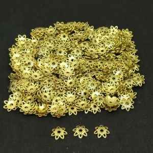 Antique Gold Bead Cap -10mm