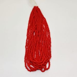 Seed Beads, 13/0, Red(Opaque)