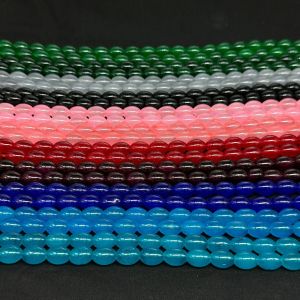 Oval Glass Beads, 8x11mm,Assorted pack of 11 color