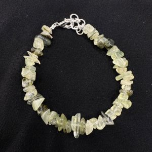 Gemstone Chip Bracelet, Prehnite