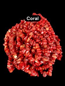 Natural Gemstone Chip Beads,Coral