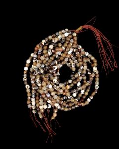 Agate Beads, Round, 6mm,Double Shade,Brown