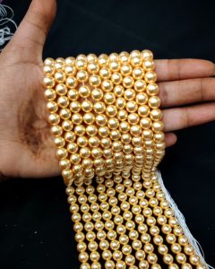 Swarovski Replica Pearls (Good Shine), Dark Gold, 8mm
