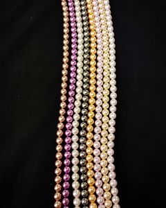 Swarovski Replica Pearls (Good Shine),Assorted, pack of 14 strings, 8mm
