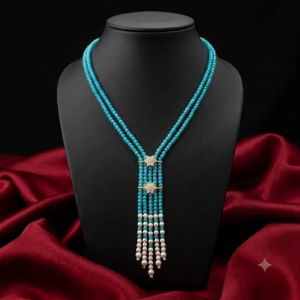 Navrabeads CZ Beads Necklace 