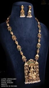 High quality Antique Finish Necklace With Matching Earrings