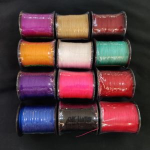 Pack of 12, High-Quality Nylon Thread for Jewelry making, Suitable for 2 to 4mm beads, Multicolor 