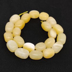 Onyx Tumbles ,12x16mm,Jade yellow