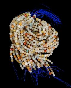 Agate Beads, Round, 6mm,Double Shade,Sky Blue