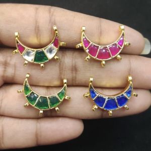 Jadau Moon Pendant, Pack of 3