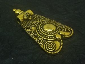 Antique Gold Metal Pendant
