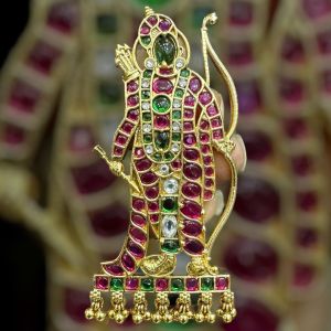 Jadau Pendant, Shri Ram