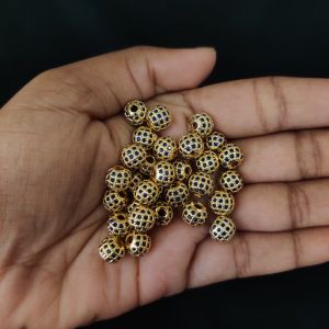 1 Piece of CZ Stone Balls, 8mm, Round, Blue