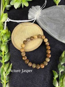 Gemstone Bracelet , Picture Jasper