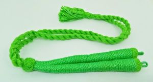 Back rope (Dori), Cotton, 8" Long, 12" Adjustable(twisted), Light Green