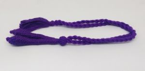 Cotton Cord (Dori), PURPLE, Twisted, Adjustable