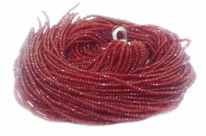 Glass Crystal, Rondelle, 2mm, Maroon