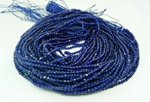 2mm Hydro (Glass) beads, round, Royal blue