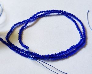 2mm Hydro (Glass) Beads, Round, Royal Blue 
