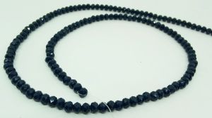 Glass Opaque Crystals 4mm,Rondelle, Dark Blue