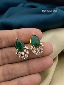 Matt Finish AD Stone Stud, Green