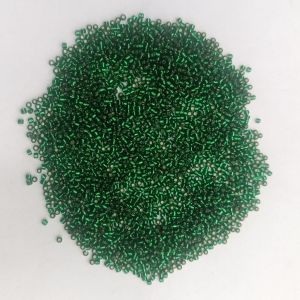 Seed Beads, 11/0,Grass Green, Pack Of 10 gms