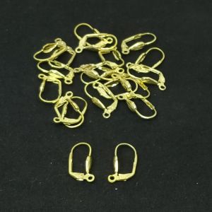 Leverback Ear Wire, Gold,Pack of 10 Pairs