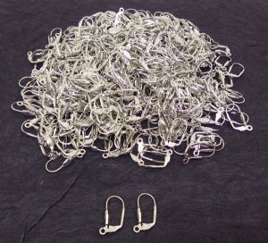 Leverback Ear Wire, Design,Antique Silver,Pack of 10 Pairs