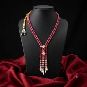 Navrabeads CZ Beads Necklace 