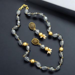 Grey Quartz necklace