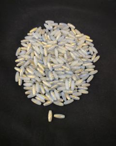 Pack of 50 pieces, Glass Bead Barrel shaped Beads, 4X12mm, Blue Double Tone