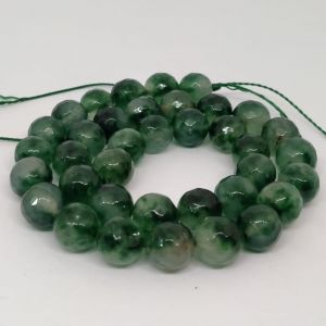 Onyx Beads, 10mm, Round, Dark Green Double Shade