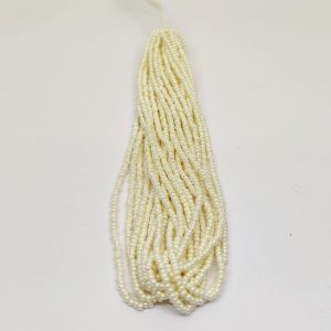 Seed Beads, 13/0, Cream
