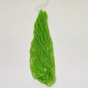 Seed Beads, 13/0, Parrot Green