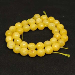 Agate Beads, 10mm, Round, Yellow