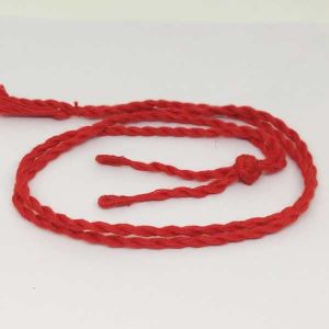 Cotton Rope (Dori), 18" Long (Adjustable), Red
