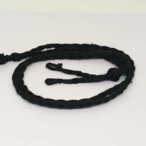 Cotton Rope (Dori), 18" Long (Adjustable), Black
