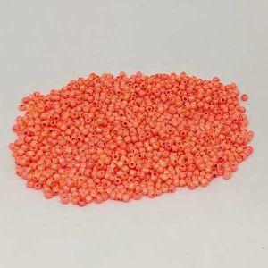 Seed Beads, 11/0, Peach, Pack Of 10 Gms
