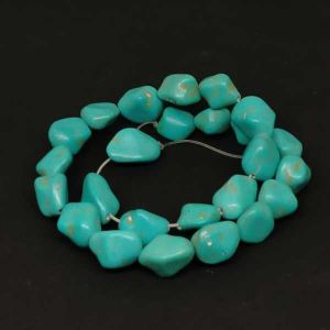 Synthetic Turquoise Nuggets Blue