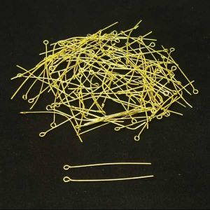 Eyepins, Gold, Pack of 25Grms