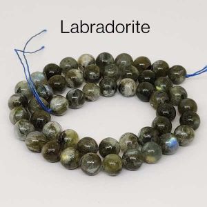 Natural Gemstone Beads, 8mm, Round, Labradorite