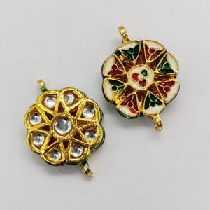 Kundan Connector, (Round) Mogappu (Side Pendant)