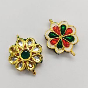 Kundan Connector, (Round) Mogappu (Side Pendant)