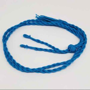 Cotton Rope (Dori), 18" Long (Adjustable), Light Blue