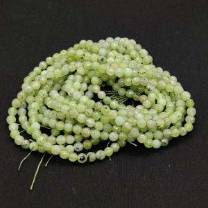 Onyx Stone Beads, 6mm, Round, Light Green 