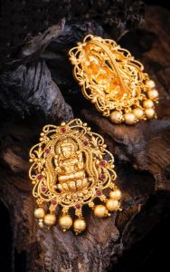 High Quality Antique Polish (Lakshmi) Hair Pin (Can Be Used As A Pendant)