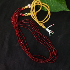 Hydro Beads Necklace, Maroon