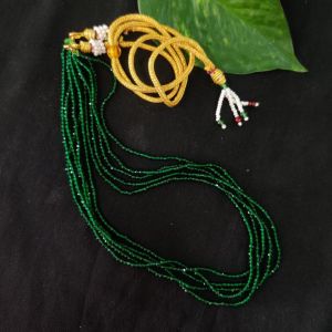 Hydro Beads Necklace, Dark Green